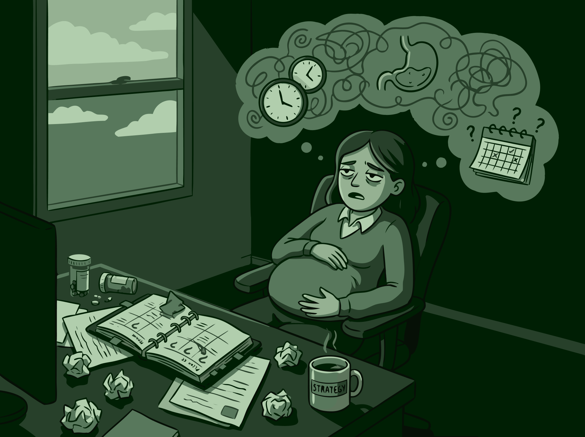 illustration — mornings now